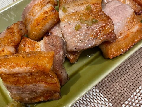 豚バラ肉のソテー
